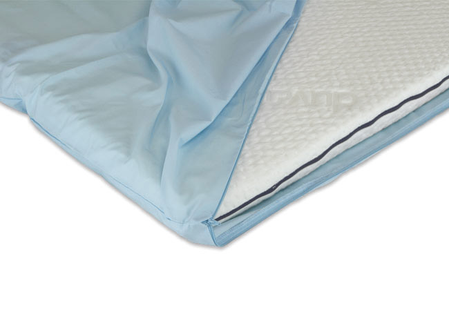 zipped sheet for mattress topper